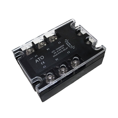 Solid state relay, 3 phase,  SSR-25AA, 25A 70-280V AC to AC