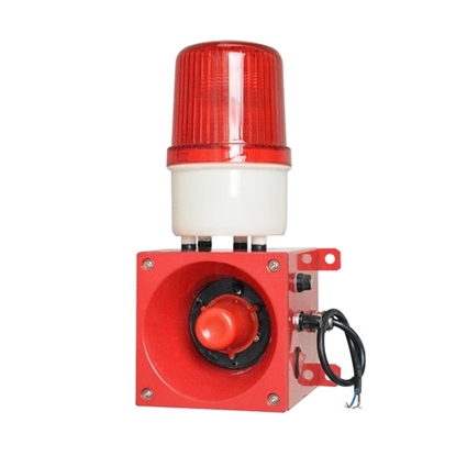 Audible and Visual Alarm, 100-120dB, 380VAC/220VAC/24VDC