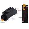 Picture of Electromagnetic Relay, DPDT, 12/24/110/220V coils