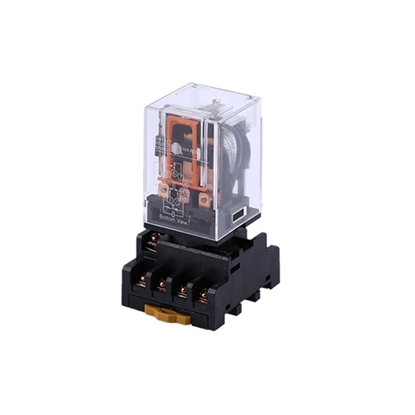 Electromagnetic Relay, 11-pin 3PDT, 12V/24V/110V/220V coil