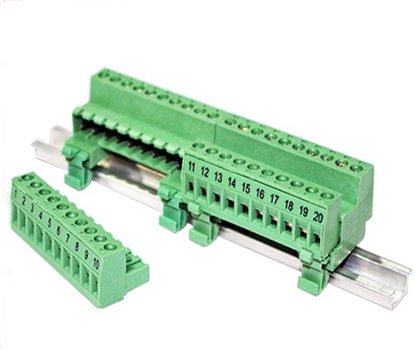 Pluggable Screw Terminal Block, 10P/ 20P, 300V, 8A