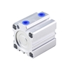 Picture of Compact Pneumatic Cylinder, 100mm Bore, 100mm Stroke, Double acting