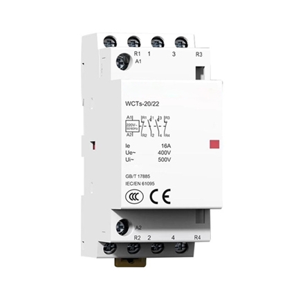 16 amp 2/4 pole Lighting Contactor, 24V/110V/220V Coil