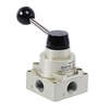 Picture of G3/8" Hand Lever Valve, 4 Way, 2 Position