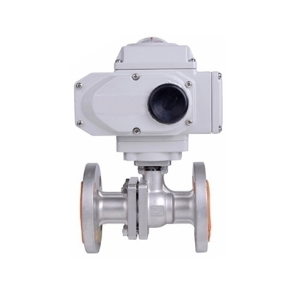 5" Electric Flanged Ball Valve, 2 Way/ 3 Way