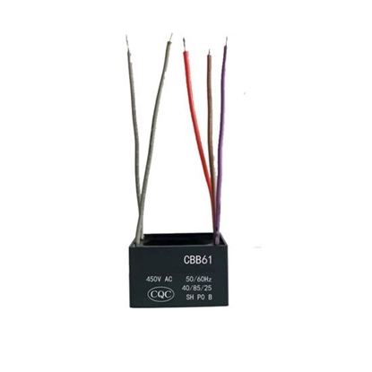 450V Ceiling Fan Capacitor, 4μF+5μF+6μF