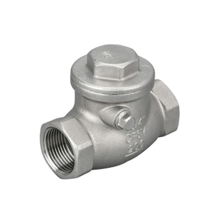1" Stainless Steel Swing Check Valve, Horizontal