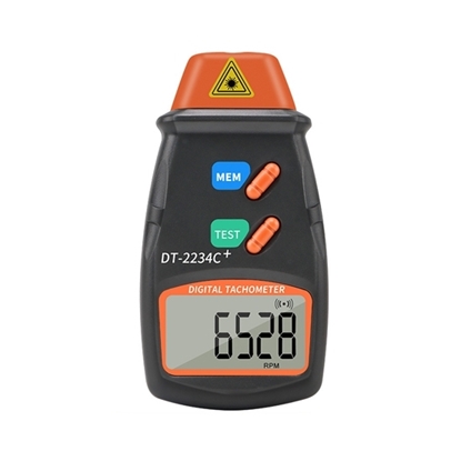 Handheld Digital Laser Tachometer, 2.5 rpm-99999 rpm