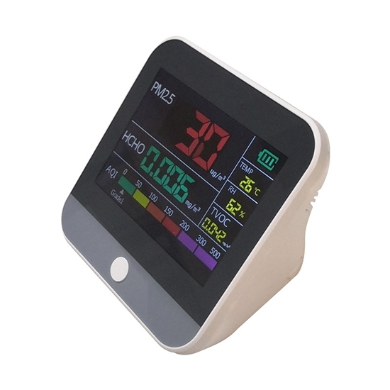 Air Quality Monitor for Home, PM2.5/HCHO/TVOC/AQI/PM1.0/PM10