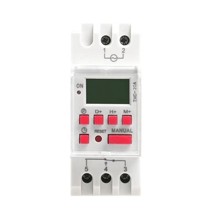 20 amp Digital Timer Switch, 12V/24V/220V/110V