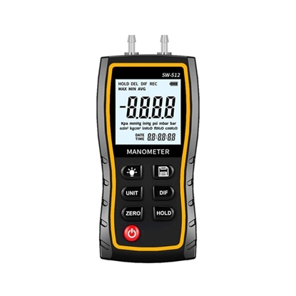 Digital Differential Pressure Manometer, ±3 kPA